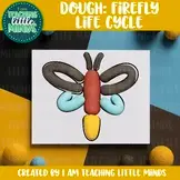 Firefly Life Cycle Dough Clipart, Play Dough Mats, Summer Science Sequencing