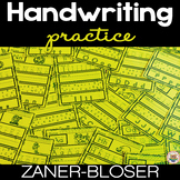 #summerwishes Worksheets for Zaner Bloser Handwriting Practice