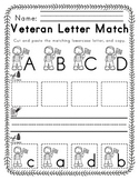 Worksheets for Veteran Remembrance Day ELA Literacy and Math Activities