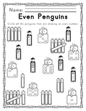 Worksheets for Winter ELA Literacy and Math Activities