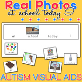 At School Today I...Board and Cards - Real Photo Visual Aids for Autism SPED
