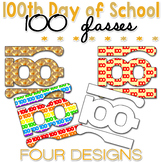 100th Day of School Printable Glasses