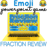 Emoji Fraction Review PowerPoint Game