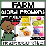 Interactive Notebook for Addition Word Problems to 10 RESULT UNKNOWN