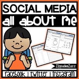 All about Me Social Media Templates for Beginning of the Year