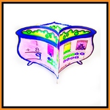3D Halloween Math Craft Addition to 10