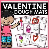 Valentine's Day Play Dough Mats Activities, Fine Motor Sensory February Centers